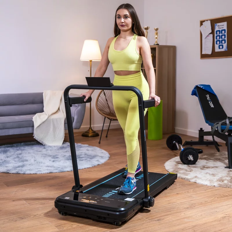 Banda fitness electrica pliabila cu Bluetooth, noua, la cutie.