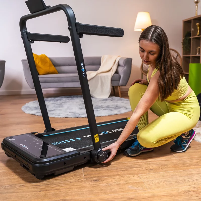 Banda fitness electrica pliabila cu Bluetooth, noua, la cutie.