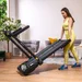 Banda fitness electrica pliabila cu Bluetooth, noua, la cutie.